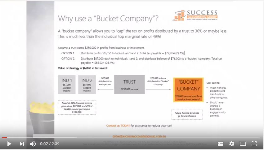 Why use a Bucket company?